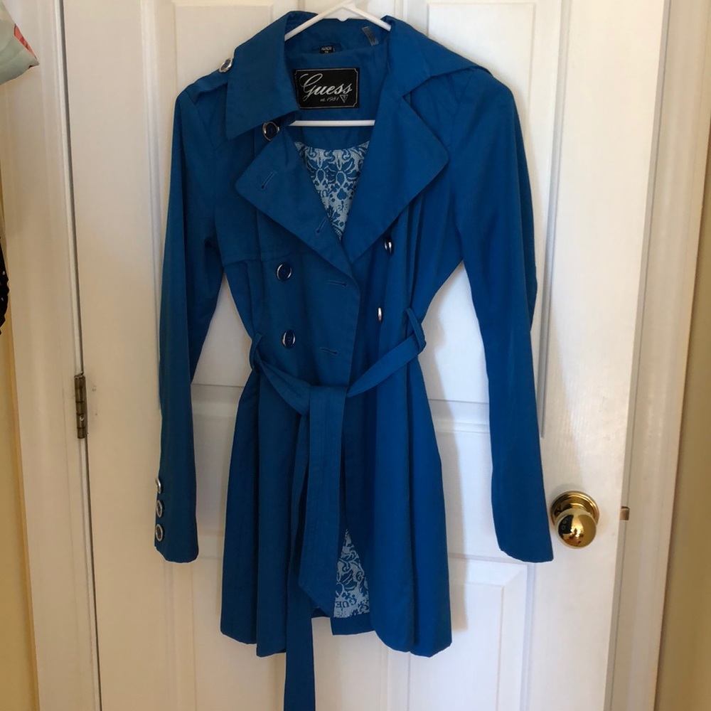 Guess Blue Pea Coat